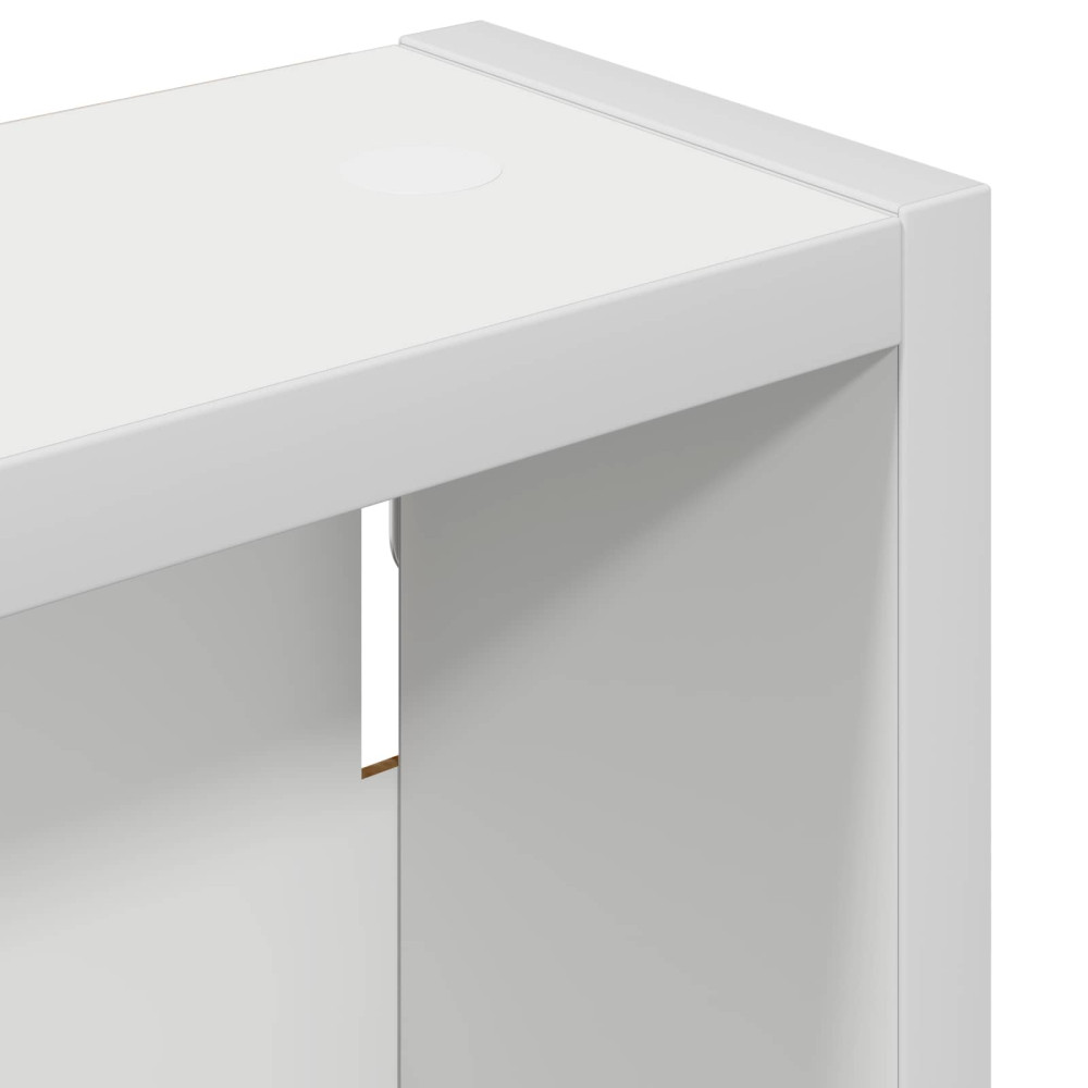Produktbild för Badrumsväggskåp med hylla Vit 30 x 10 x 50 cm Konstruerat trä