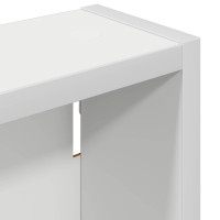 Produktbild för Badrumsväggskåp med hylla Vit 30 x 10 x 50 cm Konstruerat trä