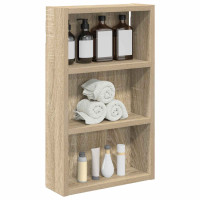 Produktbild för Badrumsväggskåp Sonoma-ek 30 x 10 x 50 cm Konstruerat trä