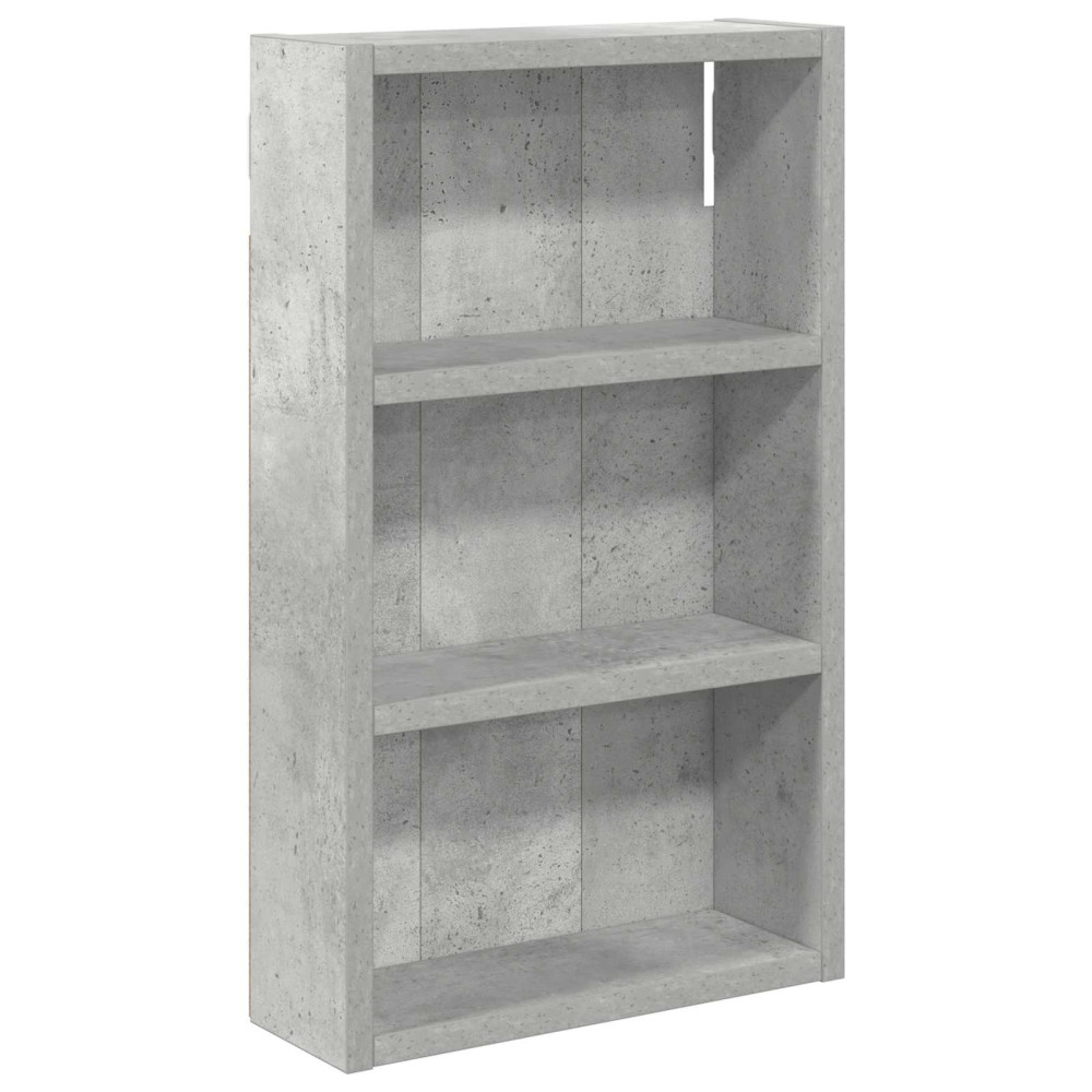Produktbild för Badrumsväggskåp BetongGrå 30 x 10 x 50 cm Konstruerat trä