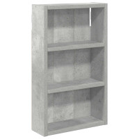 Produktbild för Badrumsväggskåp BetongGrå 30 x 10 x 50 cm Konstruerat trä