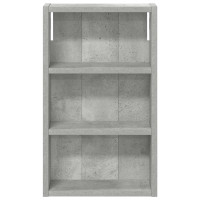 Produktbild för Badrumsväggskåp BetongGrå 30 x 10 x 50 cm Konstruerat trä