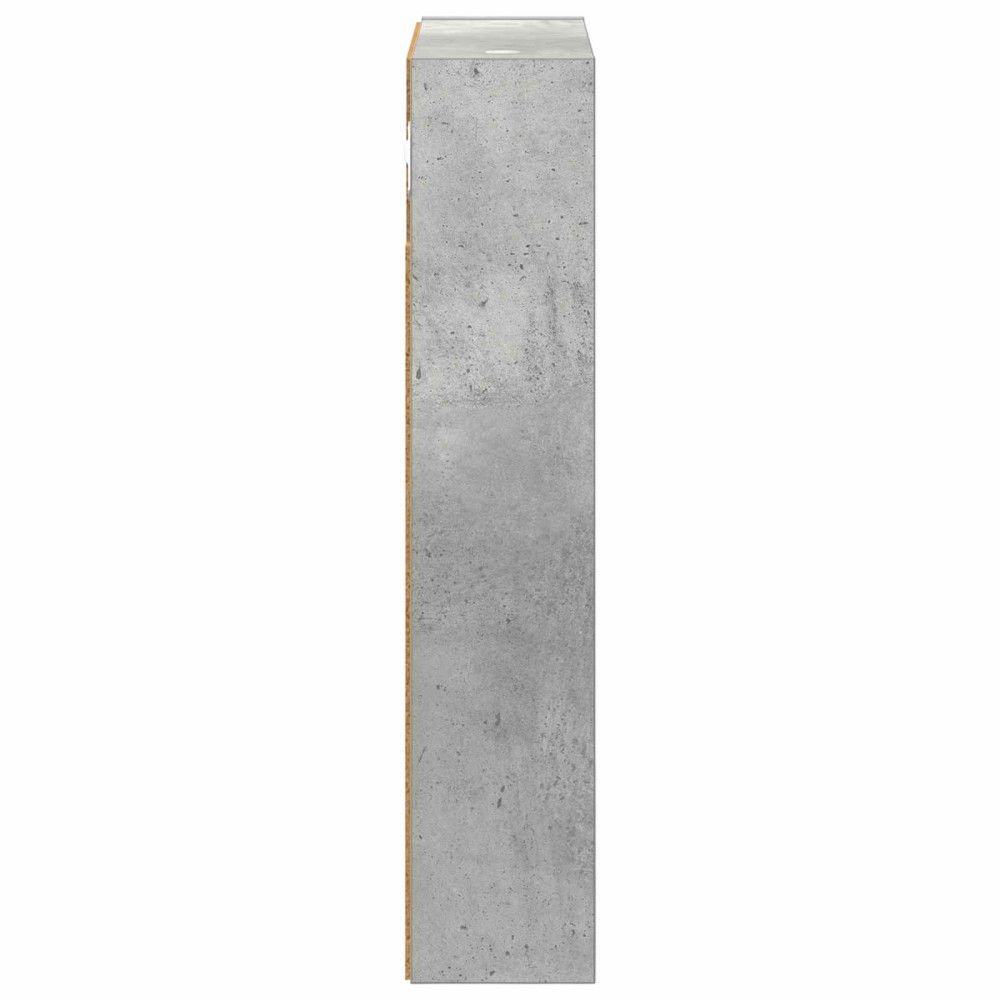 Produktbild för Badrumsväggskåp BetongGrå 30 x 10 x 50 cm Konstruerat trä