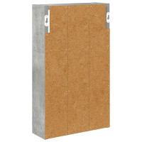 Produktbild för Badrumsväggskåp BetongGrå 30 x 10 x 50 cm Konstruerat trä
