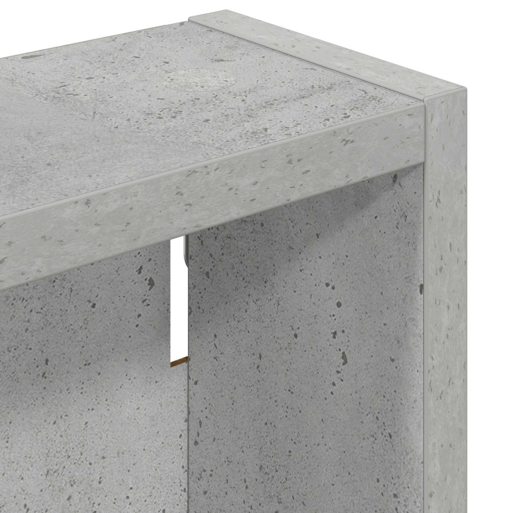 Produktbild för Badrumsväggskåp BetongGrå 30 x 10 x 50 cm Konstruerat trä