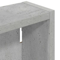 Produktbild för Badrumsväggskåp BetongGrå 30 x 10 x 50 cm Konstruerat trä