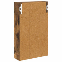 Produktbild för Badrumsväggskåp Rökt Ek 30 x 10 x 50 cm Konstruerat trä