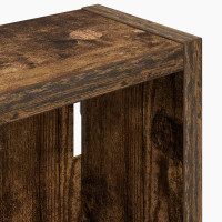 Produktbild för Badrumsväggskåp Rökt Ek 30 x 10 x 50 cm Konstruerat trä