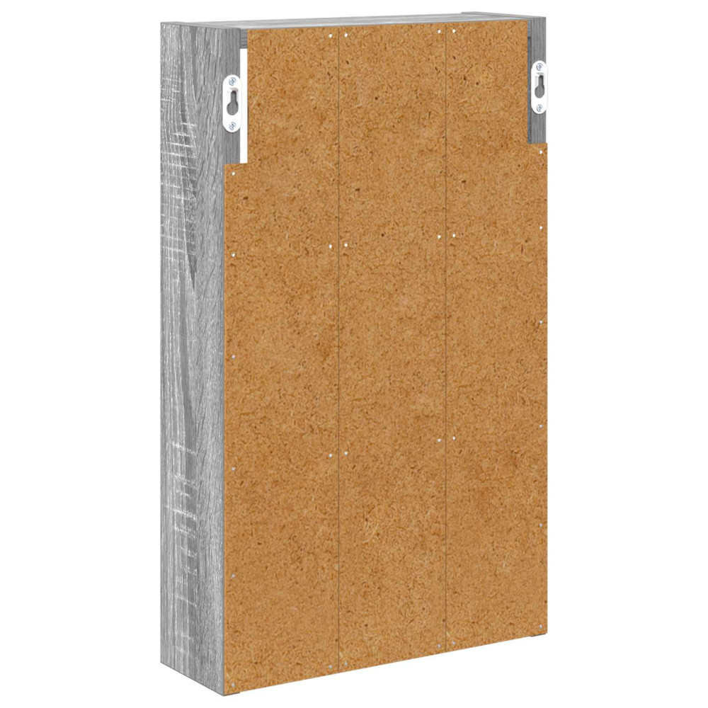 Produktbild för Badrumsväggskåp Grå Sonoma 30 x 10 x 50 cm Konstruerat trä