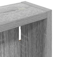 Produktbild för Badrumsväggskåp Grå Sonoma 30 x 10 x 50 cm Konstruerat trä