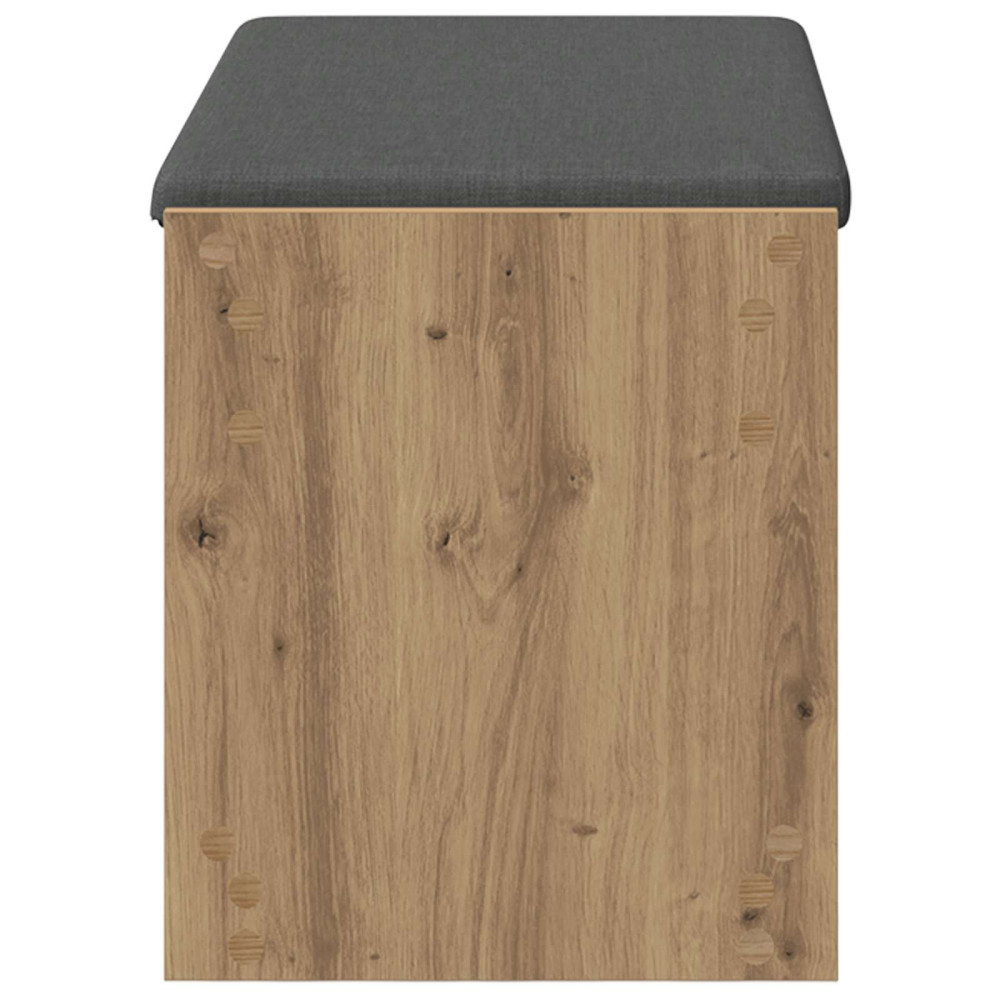Produktbild för Hallbänk Artisan Ek 83 x 38 x 45 cm Konstruerat Trä och Tyg