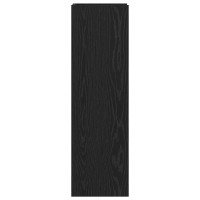 Produktbild för Växtställ Svart Ek 30 x 30 x 100 cm Konstruerat trä