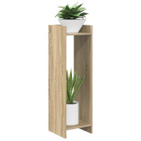 Produktbild för Växtställ 2 st Sonoma-ek 30 x 30 x 100 cm Konstruerat trä
