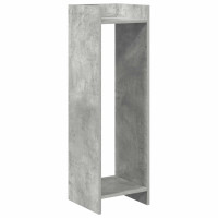Produktbild för Växtställ BetongGrå 30 x 30 x 100 cm Konstruerat trä