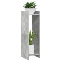 Produktbild för Växtställ 2 st BetongGrå 30 x 30 x 100 cm Konstruerat trä