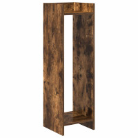 Produktbild för Växtställ Rökt Ek 30 x 30 x 100 cm Konstruerat trä