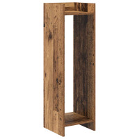 Produktbild för Växtställ Gammalt trä 30 x 30 x 100 cm Konstruerat trä