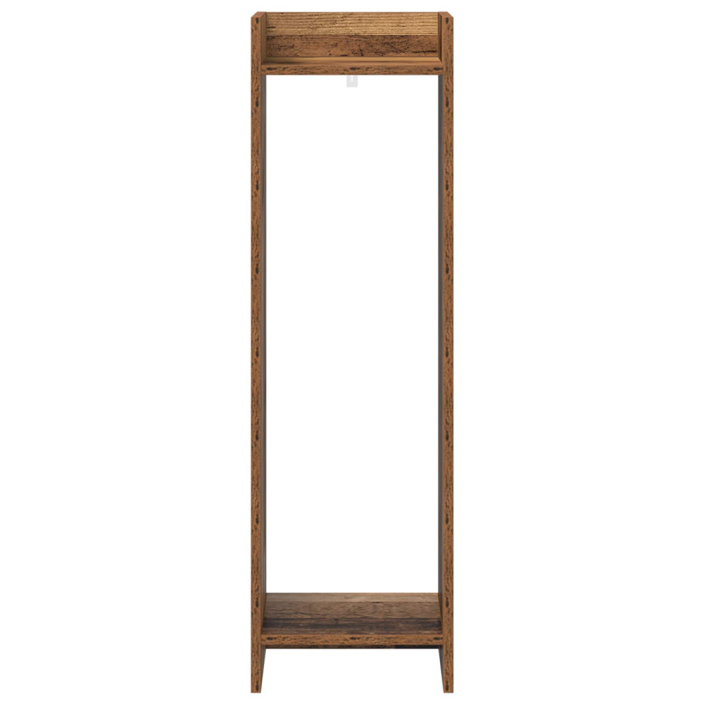 Produktbild för Växtställ Gammalt trä 30 x 30 x 100 cm Konstruerat trä
