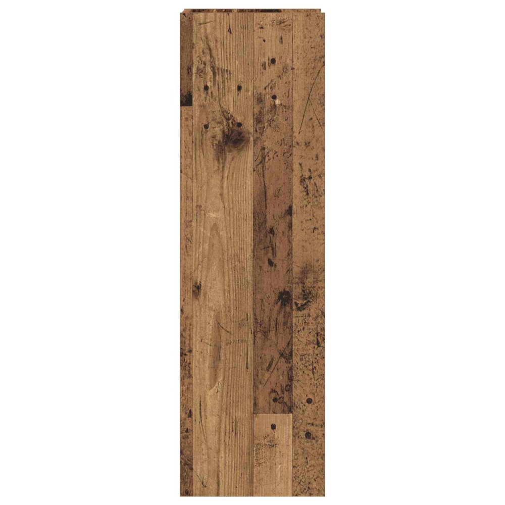 Produktbild för Växtställ Gammalt trä 30 x 30 x 100 cm Konstruerat trä