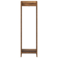 Produktbild för Växtställ 2 st Gammalt trä 30 x 30 x 100 cm Konstruerat trä