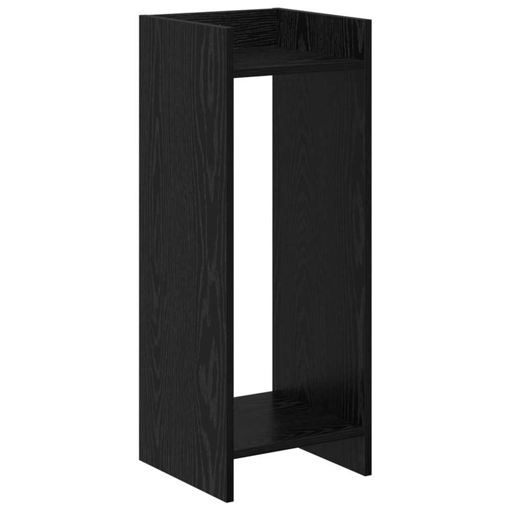 Produktbild för Växtställ Svart Ek 30 x 30 x 80 cm Konstruerat trä