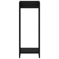 Produktbild för Växtställ Svart Ek 30 x 30 x 80 cm Konstruerat trä