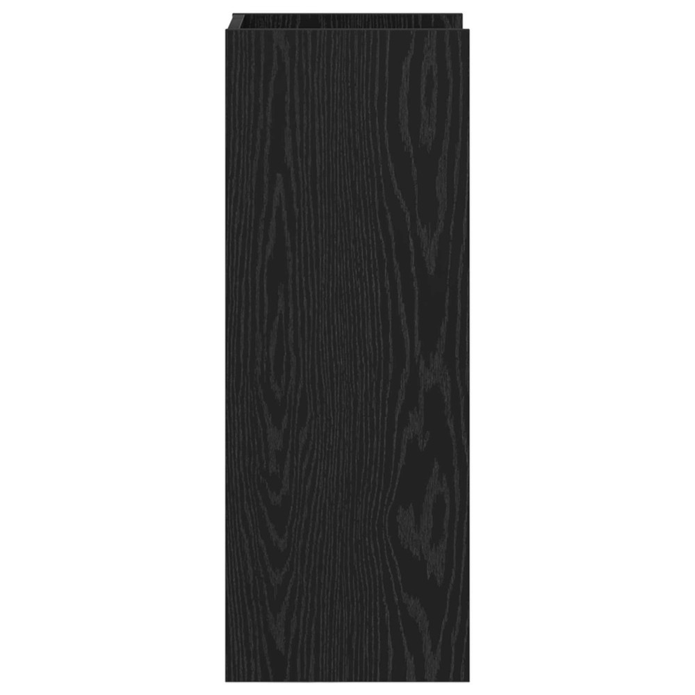 Produktbild för Växtställ Svart Ek 30 x 30 x 80 cm Konstruerat trä