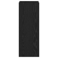 Produktbild för Växtställ Svart Ek 30 x 30 x 80 cm Konstruerat trä
