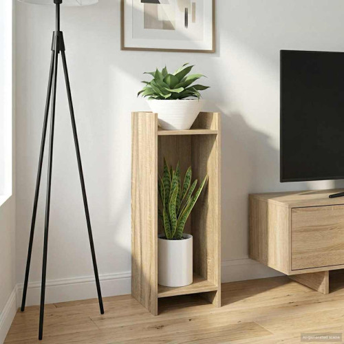 vidaXL Växtställ Sonoma-ek 30 x 30 x 80 cm Konstruerat trä