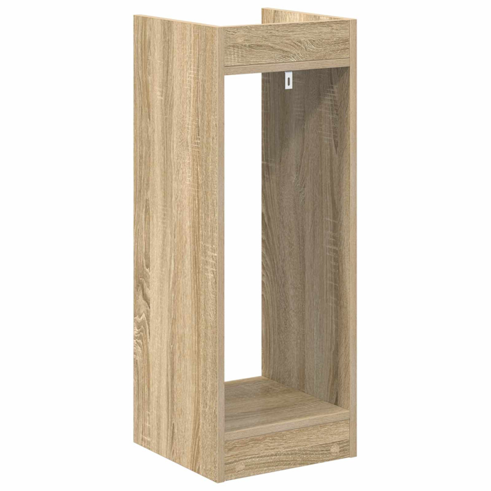 Produktbild för Växtställ Sonoma-ek 30 x 30 x 80 cm Konstruerat trä