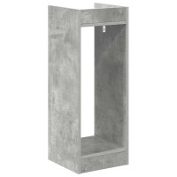 Produktbild för Växtställ BetongGrå 30 x 30 x 80 cm Konstruerat trä