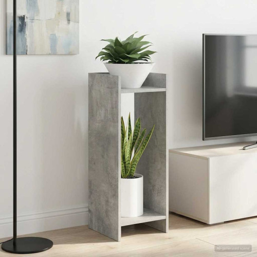 vidaXL Växtställ 2 st BetongGrå 30 x 30 x 80 cm Konstruerat trä