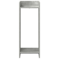 Produktbild för Växtställ 2 st BetongGrå 30 x 30 x 80 cm Konstruerat trä