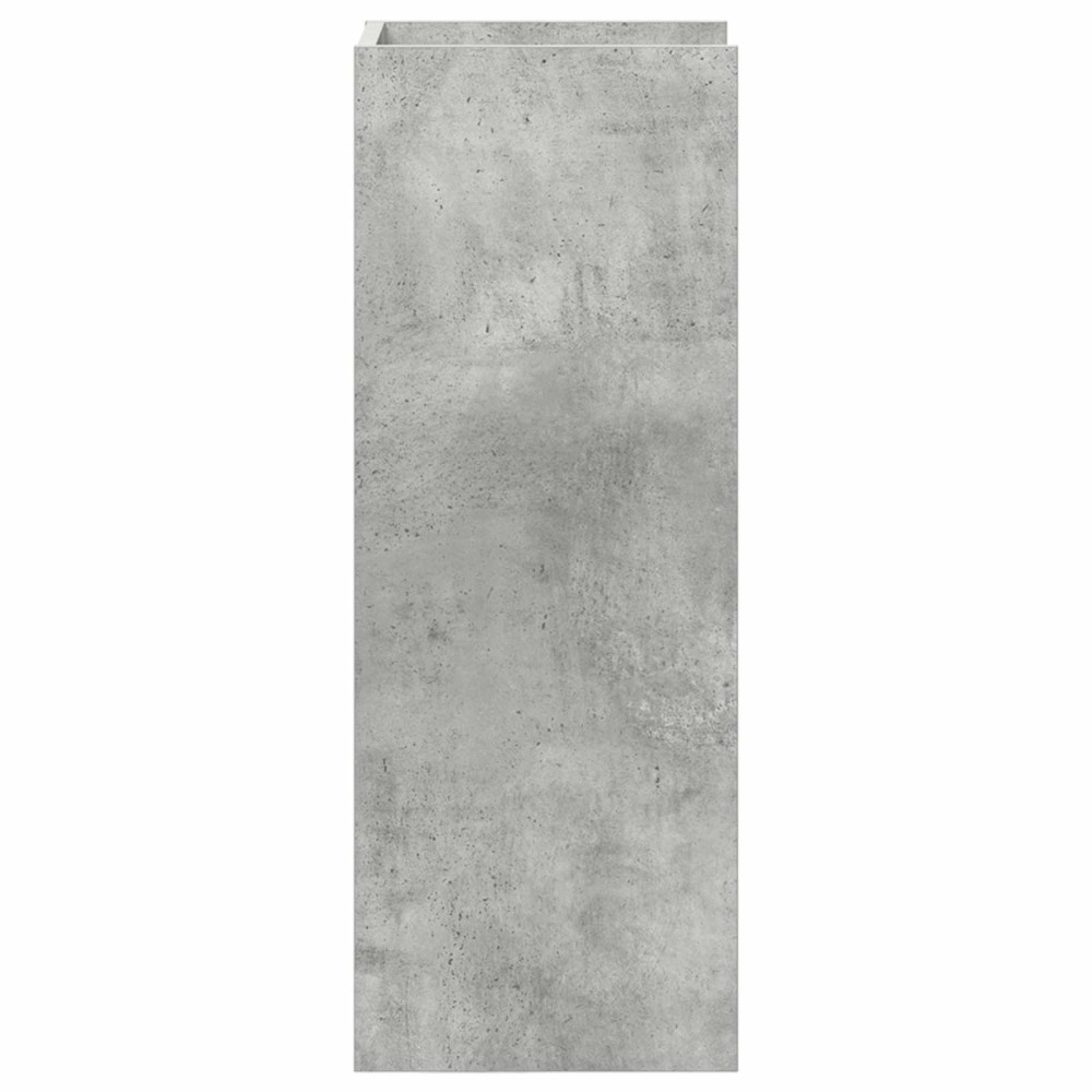 Produktbild för Växtställ 2 st BetongGrå 30 x 30 x 80 cm Konstruerat trä