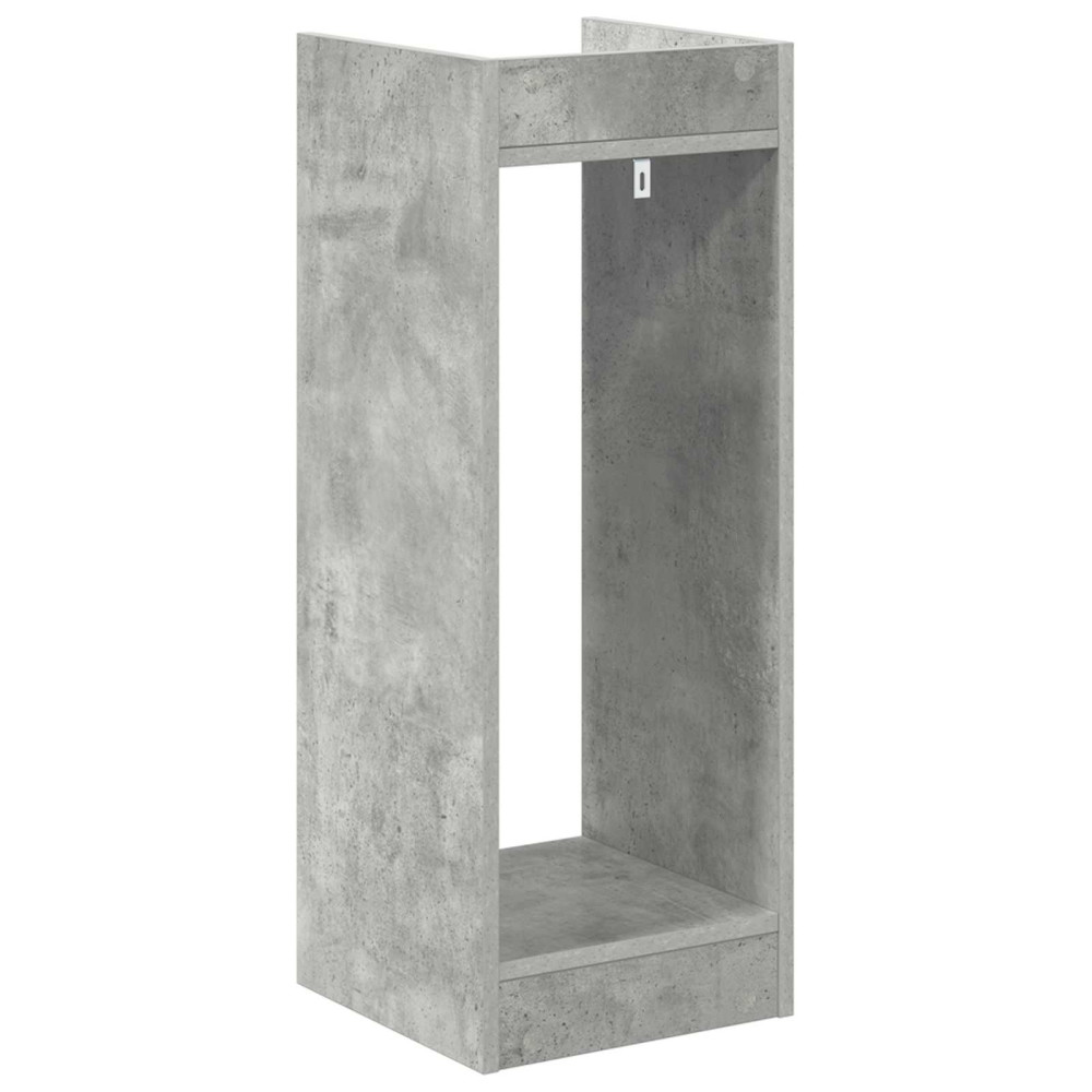 Produktbild för Växtställ 2 st BetongGrå 30 x 30 x 80 cm Konstruerat trä