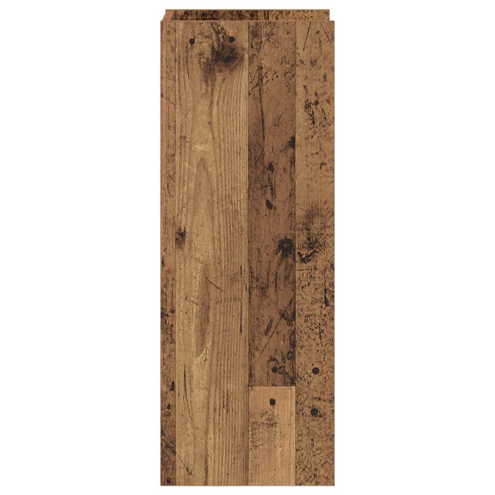 Produktbild för Växtställ Gammalt trä 30 x 30 x 80 cm Konstruerat trä