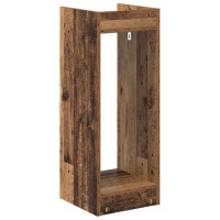 Produktbild för Växtställ Gammalt trä 30 x 30 x 80 cm Konstruerat trä