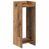 Produktbild för Växtställ 2 st Gammalt trä 30 x 30 x 80 cm Konstruerat trä