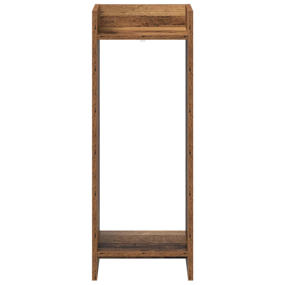 Produktbild för Växtställ 2 st Gammalt trä 30 x 30 x 80 cm Konstruerat trä