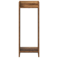 Produktbild för Växtställ 2 st Gammalt trä 30 x 30 x 80 cm Konstruerat trä