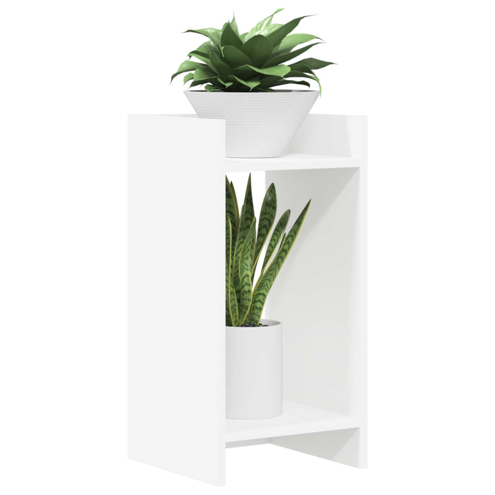 Produktbild för Växtställ Vit 30 x 30 x 60 cm Konstruerat trä
