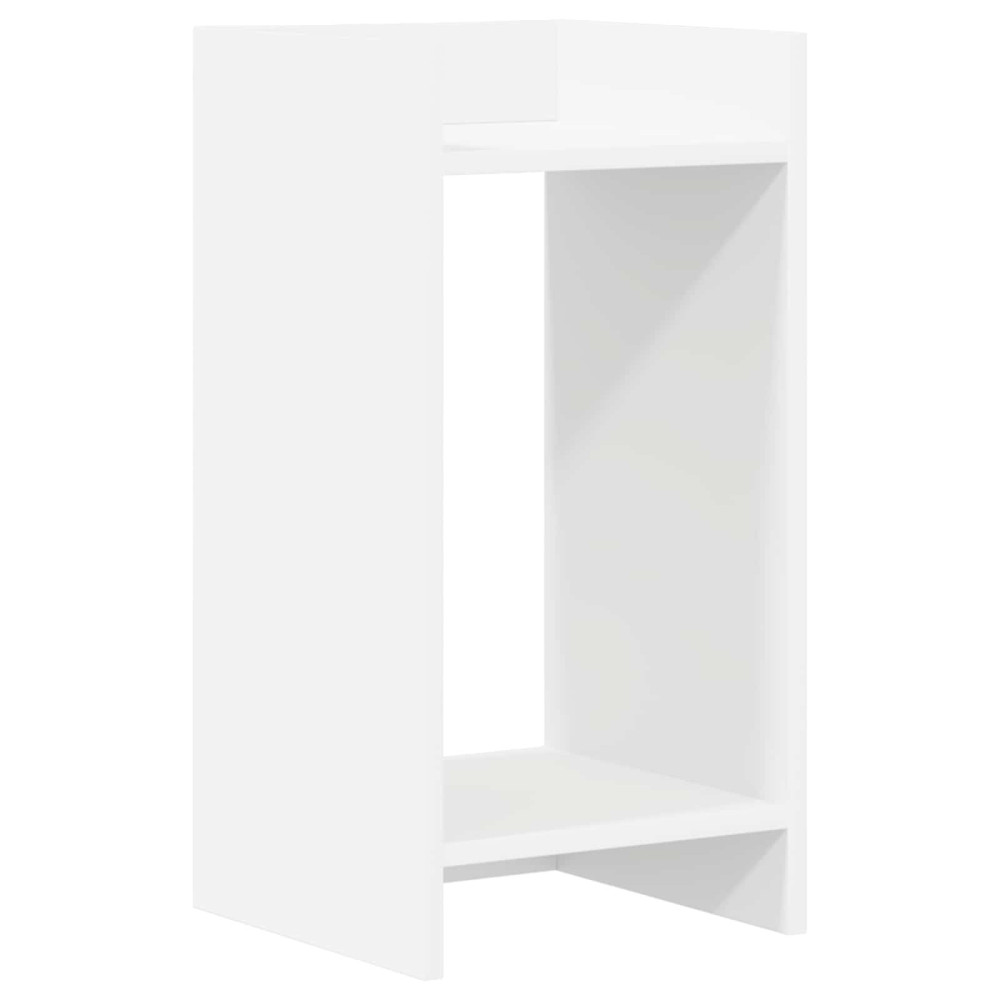 Produktbild för Växtställ 2 st Vit 30 x 30 x 60 cm Konstruerat trä