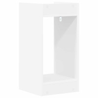 Produktbild för Växtställ 2 st Vit 30 x 30 x 60 cm Konstruerat trä