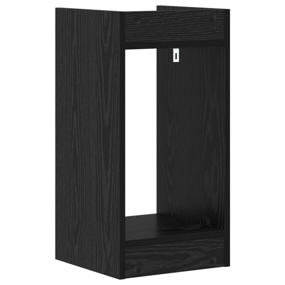 Produktbild för Växtställ Svart Ek 30 x 30 x 60 cm Konstruerat trä