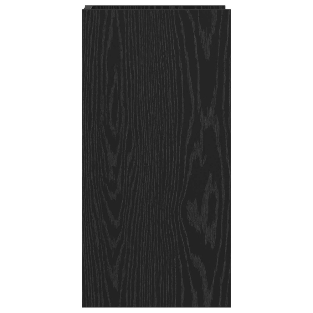 Produktbild för Växtställ Svart Ek 30 x 30 x 60 cm Konstruerat trä