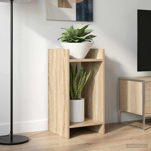 vidaXL Växtställ 2 st Sonoma-ek 30 x 30 x 60 cm Konstruerat trä