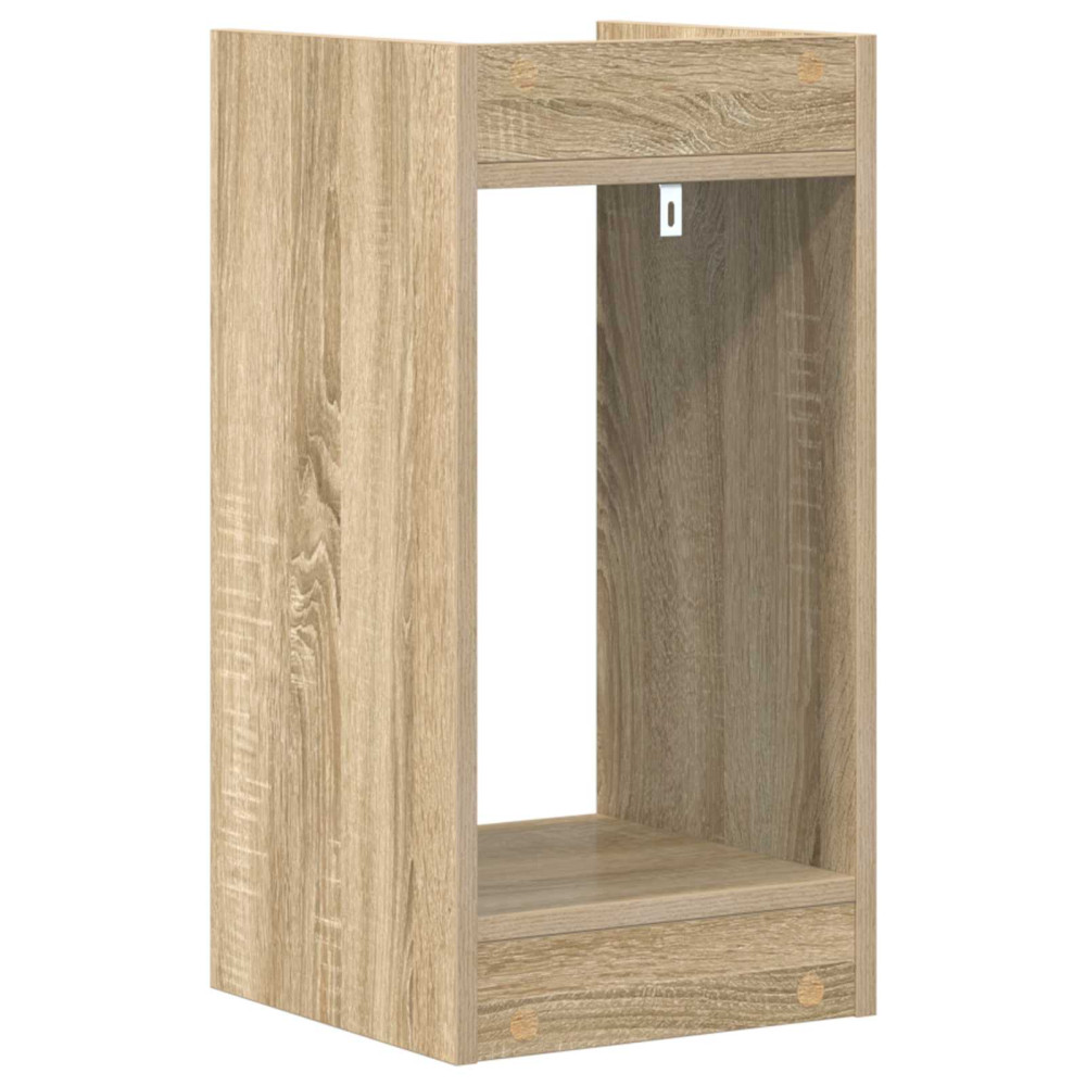 Produktbild för Växtställ 2 st Sonoma-ek 30 x 30 x 60 cm Konstruerat trä