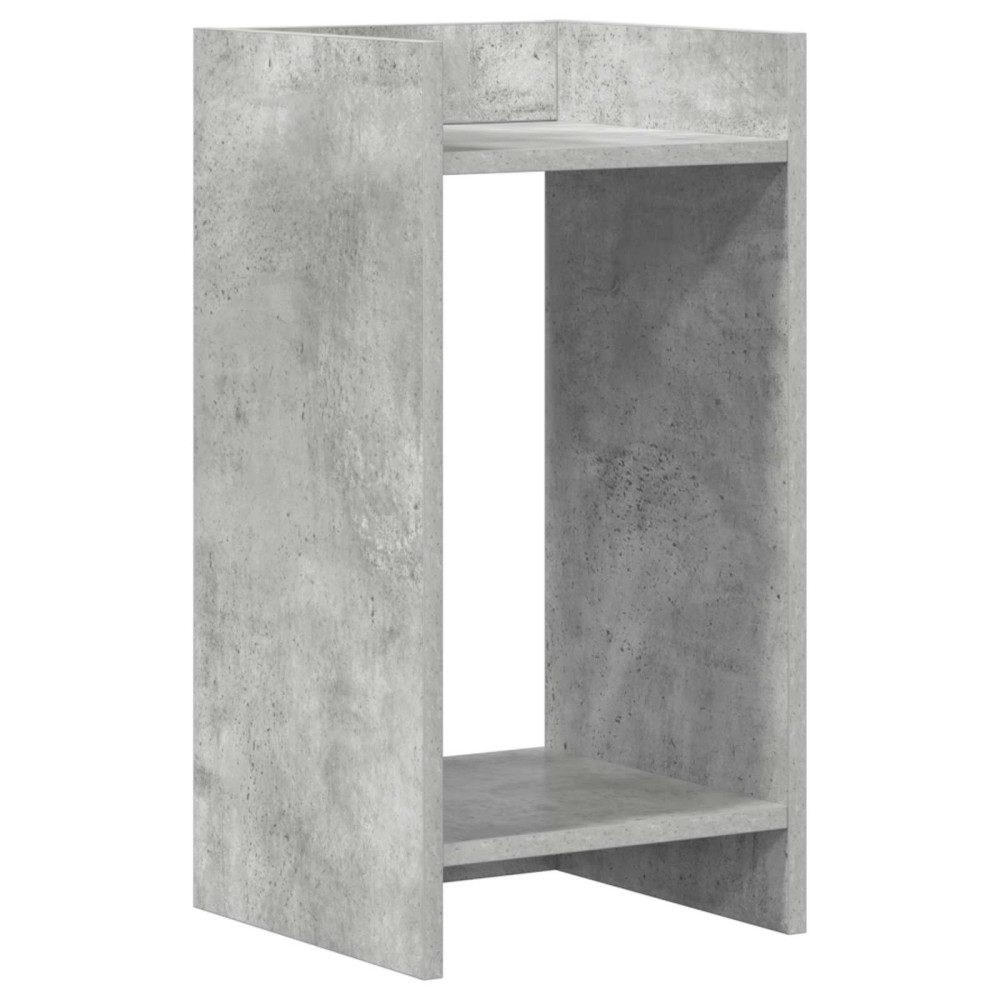 Produktbild för Växtställ BetongGrå 30 x 30 x 60 cm Konstruerat trä