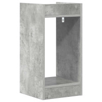 Produktbild för Växtställ BetongGrå 30 x 30 x 60 cm Konstruerat trä