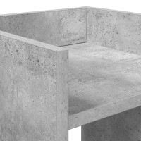 Produktbild för Växtställ BetongGrå 30 x 30 x 60 cm Konstruerat trä
